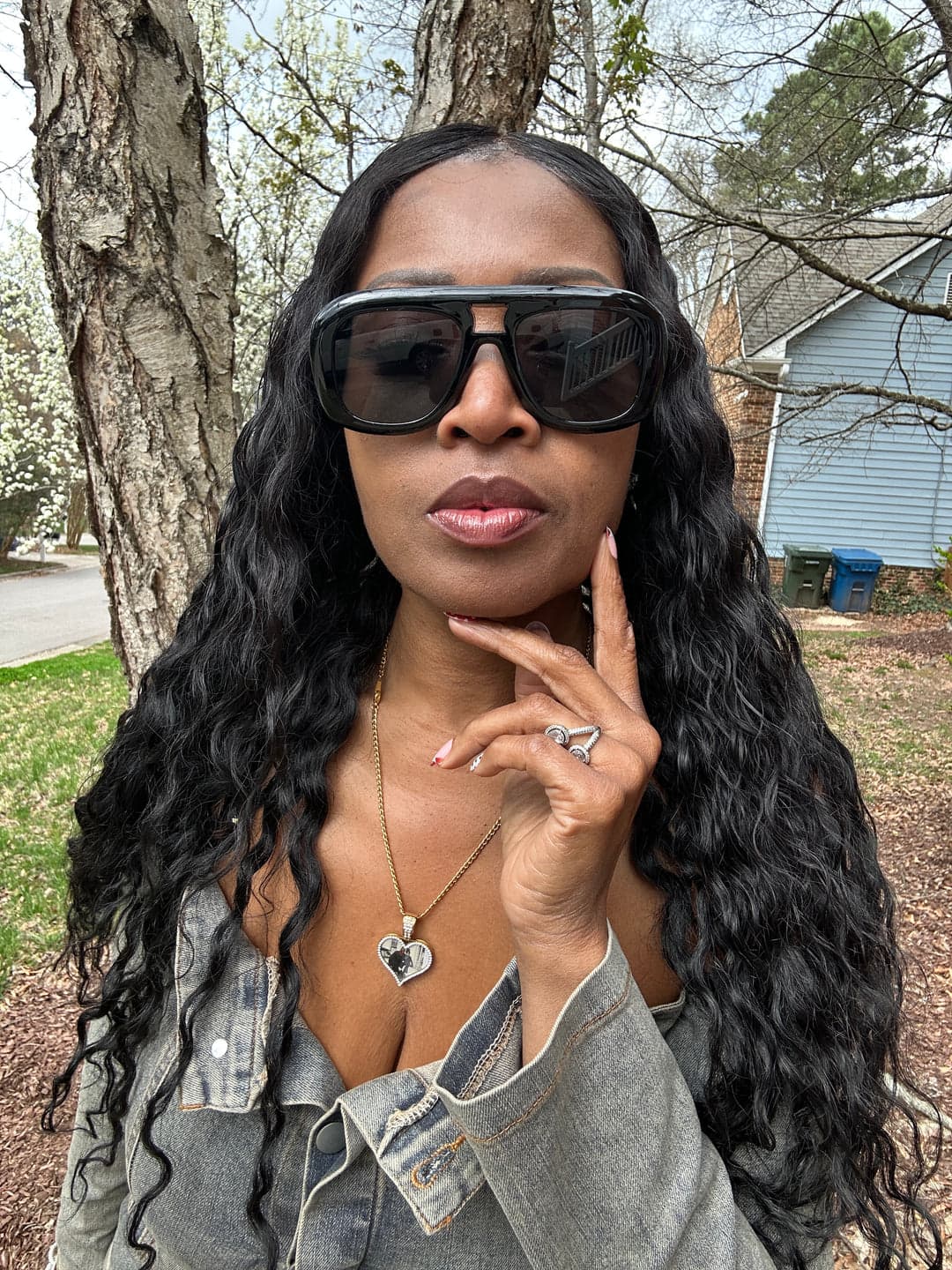 Black Oversize Sunglasses